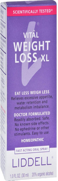 Liddell Homeopathic Weight Loss Xl - 1 Fl Oz