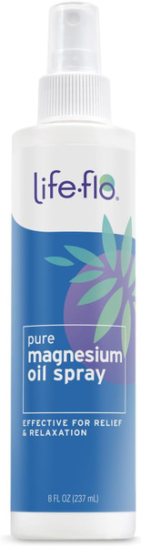 Life-Flo Pure Magnesium Oil For Feet And Body 8 Fl Oz