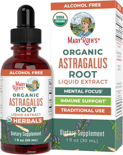 Mary Ruth'S Organic Astragalus Root Liquid Extract Herbals - 1 Fl Oz