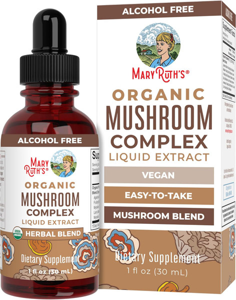 Mary Ruth'S Organic Mushroom Complex Liquid Drops - 1 Fl Oz