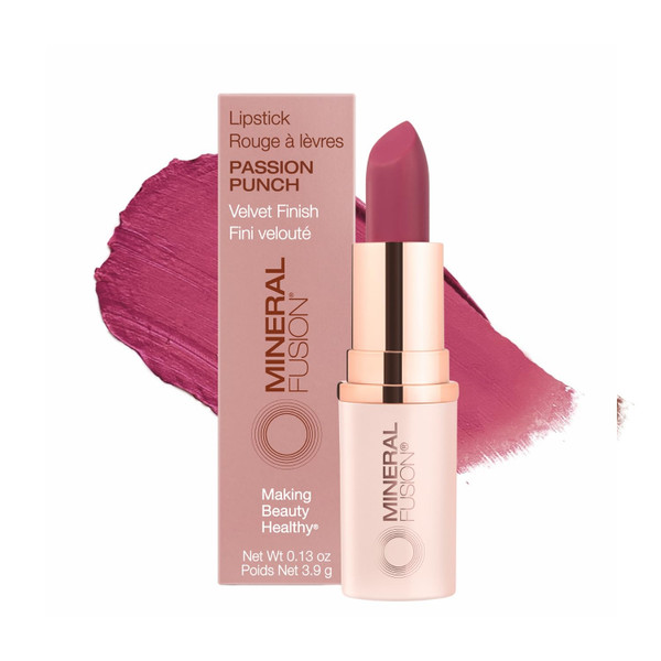 Mineral Fusion Lipstick Passion Punch - 0.13 Oz