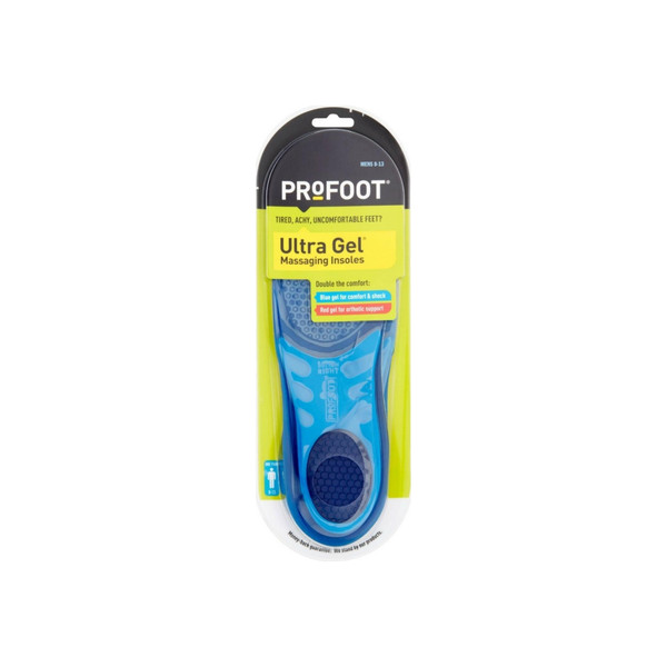 Profoot Ultra Gel Insoles Men'S 8-13 1 Pair