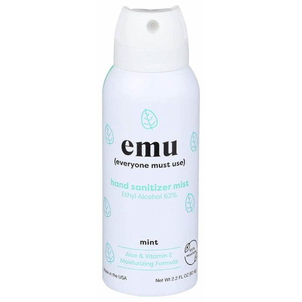 Emu Mint Hand Sanitizer Mist, 2.2 Oz