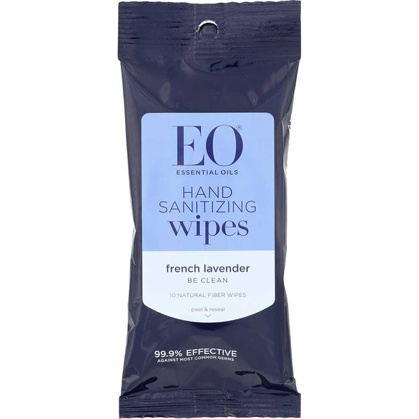 Eo Hand Cleansing Lavender 10 Wipes