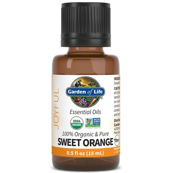 Garden Of Life Essential Oil Sweet Orange 0.5 Fl Oz