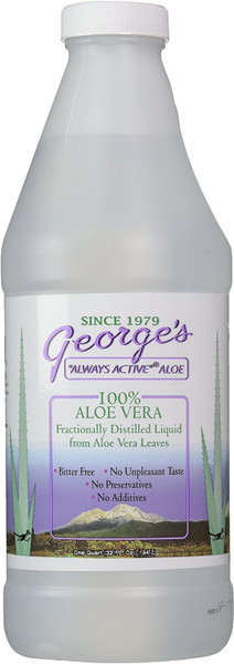 Georges Aloe Vera Drink,Liquid 32 Fl Oz Herbal