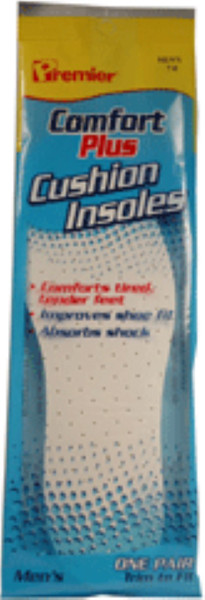 Premier Comfort Plus Cushion Insoles For Men