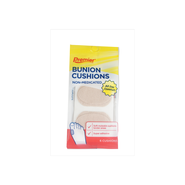 Premier Bunion Cushions, Eases Pain 6 Ea