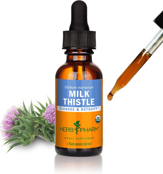 Herb Pharm Milk Thistle For Liver Support - 1 Oz