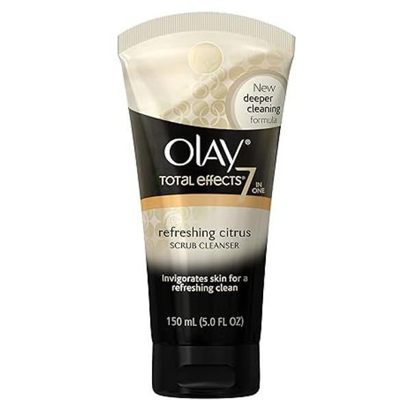Olay Total Effects Refreshing Citrus Scrub Face Cleanser, 5.0 Oz
