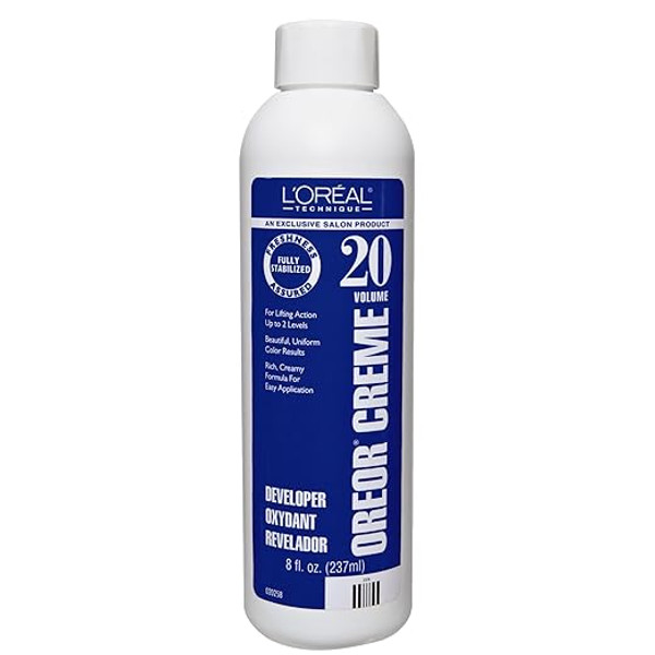 L'Oreal Oreor 20-Volume Creme Developer, 8 Oz