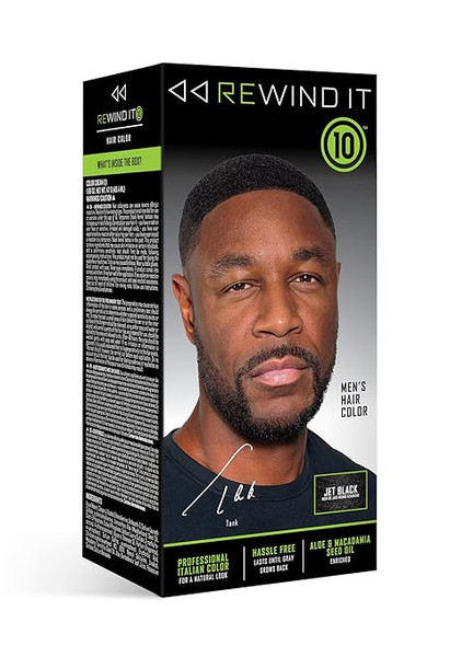 Jet Black Men'S Hair Color