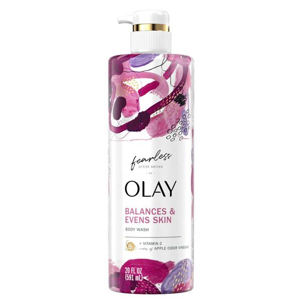 Olay Fearless Artist Series Skin Balancing Body Wash 20 Fl Oz