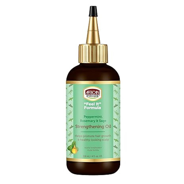 African Pride Feel-It Formula Strengthening Oil With Rosemary Oil - 4 Fl Oz.