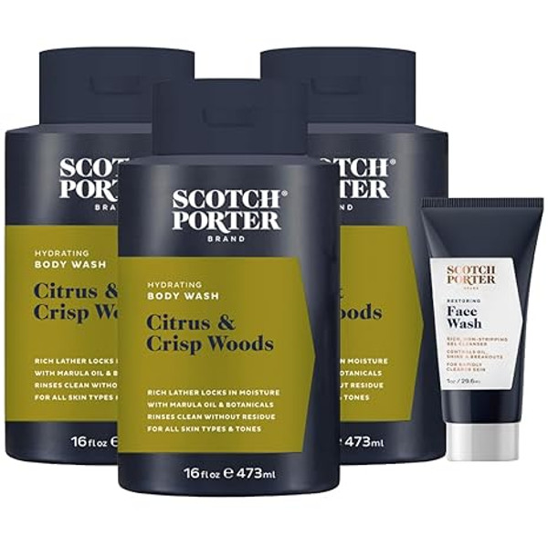 Scotch Porter Hydrating Body Wash For Men - 16 Fl Oz
