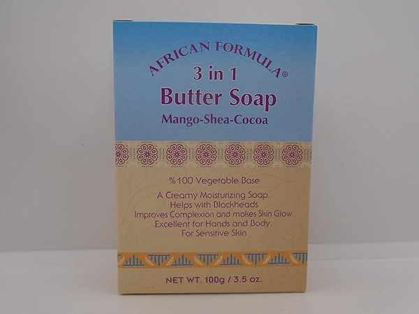 African Formula 3 In 1 Butter Soap Mango, Shea, Cocoa Butter - 3.5 oz