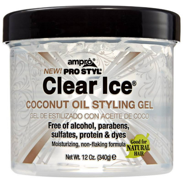 Ampro Pro Styl Clear Ice Coconut Oil Styling Gel - 12 Oz