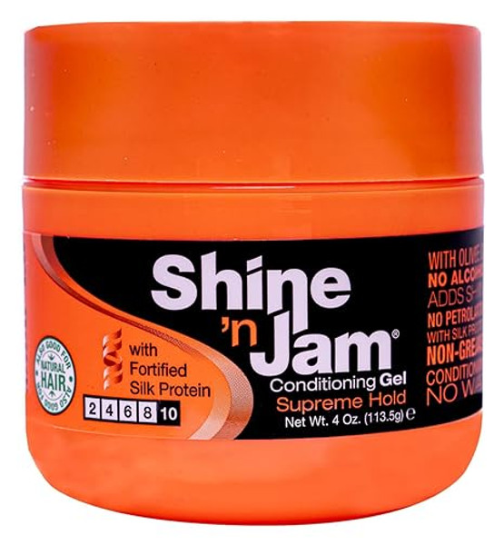 Ampro Shine 'N Jam Conditioning Gel Supreme Hold - 4 Oz