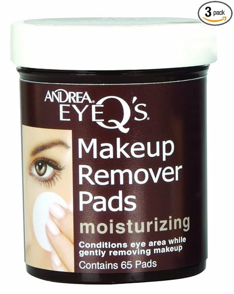 Andrea Eye Q'S Ultra Quick Eye Makeup Remover Pads - 65-Count