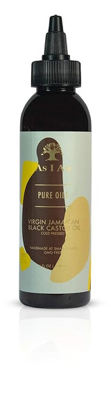 As I Am Virgin Jamaican Black Castor Oil 4Oz - 100% Pure And Natural