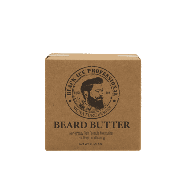 Black Ice Professional Beard Butter 4Oz - Deep Conditioning And Moisturizing