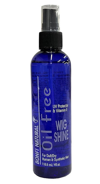 Bonfi Natural Oil Free Wig Shine Spray, 4 Oz