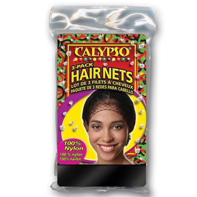 Calypso Professional Hair Nets Black for Styling, 1 Ea