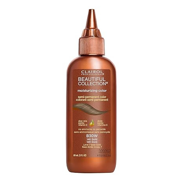 Clairol Professional Beautiful Collection Hair Color, 30W 14K Gold - 3 Oz