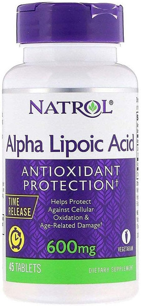 Natrol Alpha Lipoic Acid Time Release 600 Mg - 45 Cap