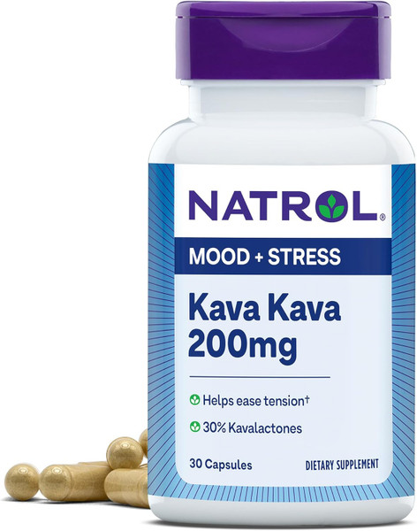 Natrol Mood & Stress Kava Kava 200Mg - 30 Cap