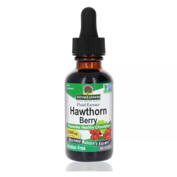 Nature'S Answer Hawthorn Berries Vegetarian 1 Fl Oz