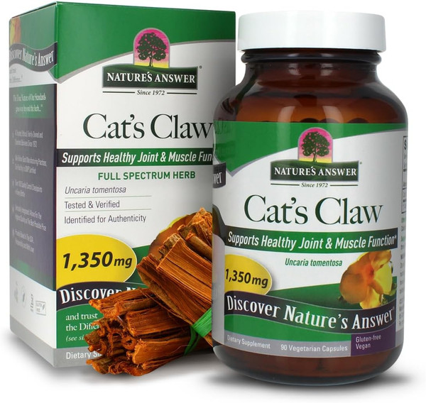 Nature'S Answer Cat'S Claw Inner Bark 1350Mg 90 Cap