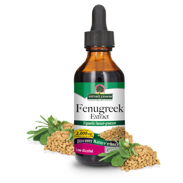 Nature'S Answer Fenugreek Seed With Organic 2 Fl Oz