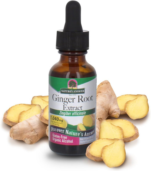 Nature'S Answer Ginger Root Extract With Organic 1 Fl Oz