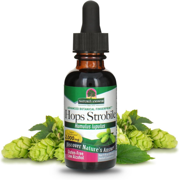 Nature'S Answer Hops Herb Extract With Organic 1 Fl Oz