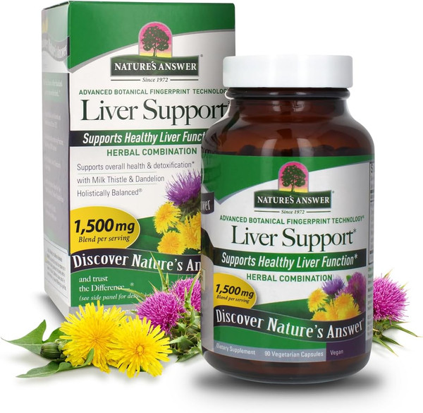Nature'S Answer Liver Support Herbal Combination 90 Caps