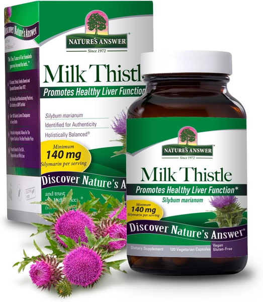 Nature'S Answer Milk Thistle Seed Extract 120 Caps