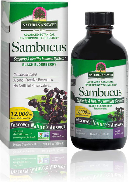 Nature'S Answer Sambucus Dietary Supplement 4 Fl Oz