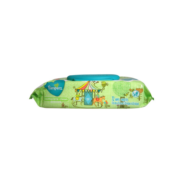 Pampers Natural Clean Wipes Travel Pack, 64 Ea
