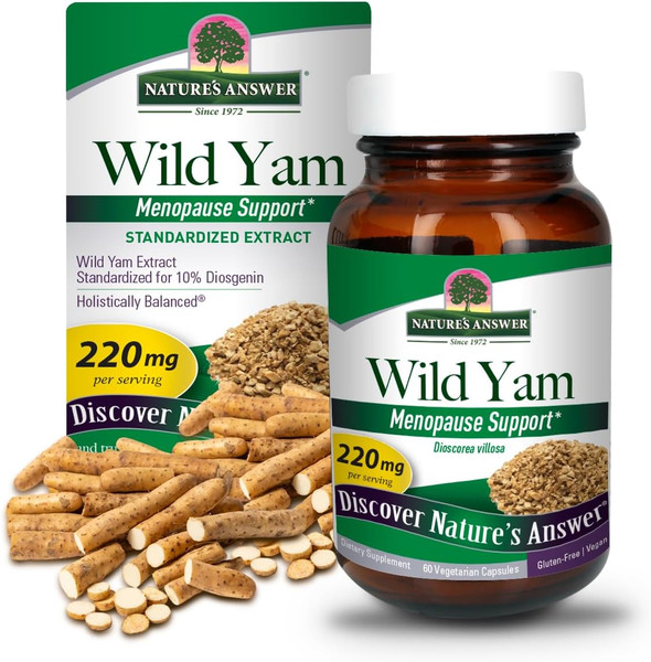 Nature'S Answer Wild Yam Root 60 Caps