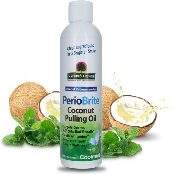 Nature'S Answer Periobrite Coconut Pulling Oil 8 Fl Oz
