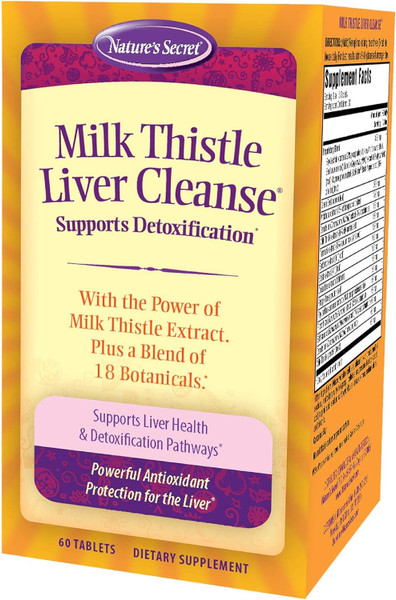 Nature'S Secret Milk Thistle Liver Cleanse 60 Tablets