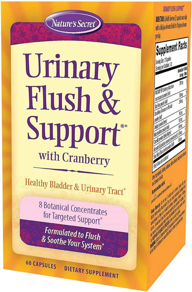Nature'S Secret Urinary Flush & Support With Cranberry 60 Caps
