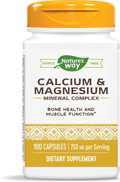 Nature'S Way Calcium & Magnesium Mineral Complex - 100 Cap