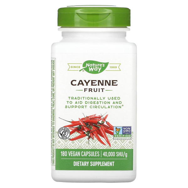 Nature-?+?+?-??S Way Cayenne 40,000 Shu - 180 Caps