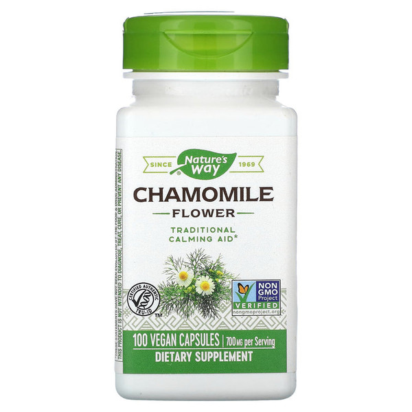 NatureS Way Chamomile Flowers 700Mg - 100 Caps