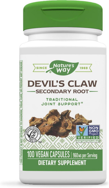 Nature'S Way Devil-?+?+?-??S Claw Secondary Root 960 Mg - 100 Caps