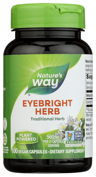 Nature'S Way Eyebright Herb Vegetarian - 100 Caps