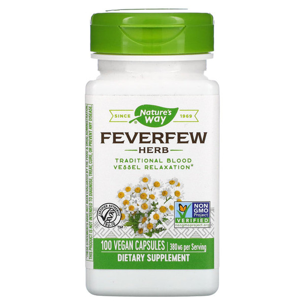 Nature-S Way Feverfew Herb - 100 Vcaps