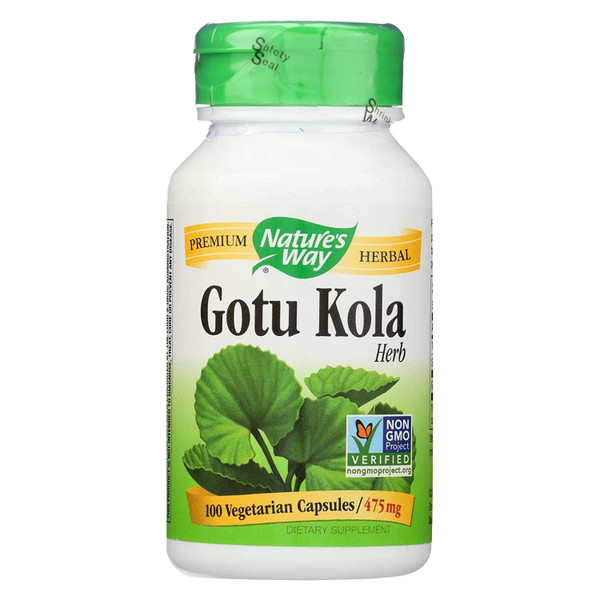 Natures Way Gotu Kola Herb Vegetarian - 100 Caps